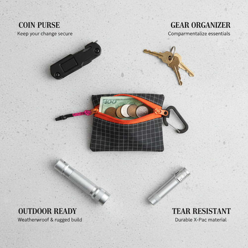 Ультралегкий мини-кошелек/сумк – обзор и цена Edc Carry Kit