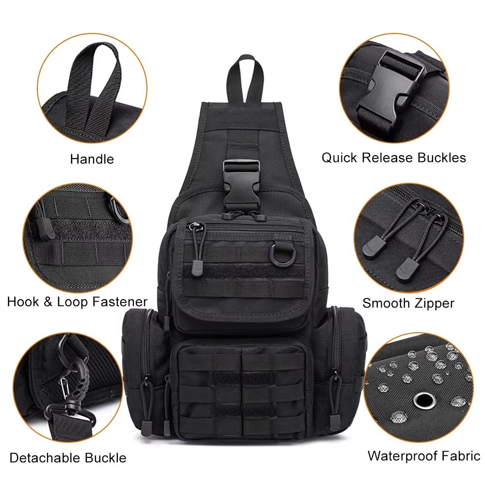 Тактическая сумка для пистолет – обзор и цена Edc Concealed Carry Sling Bag