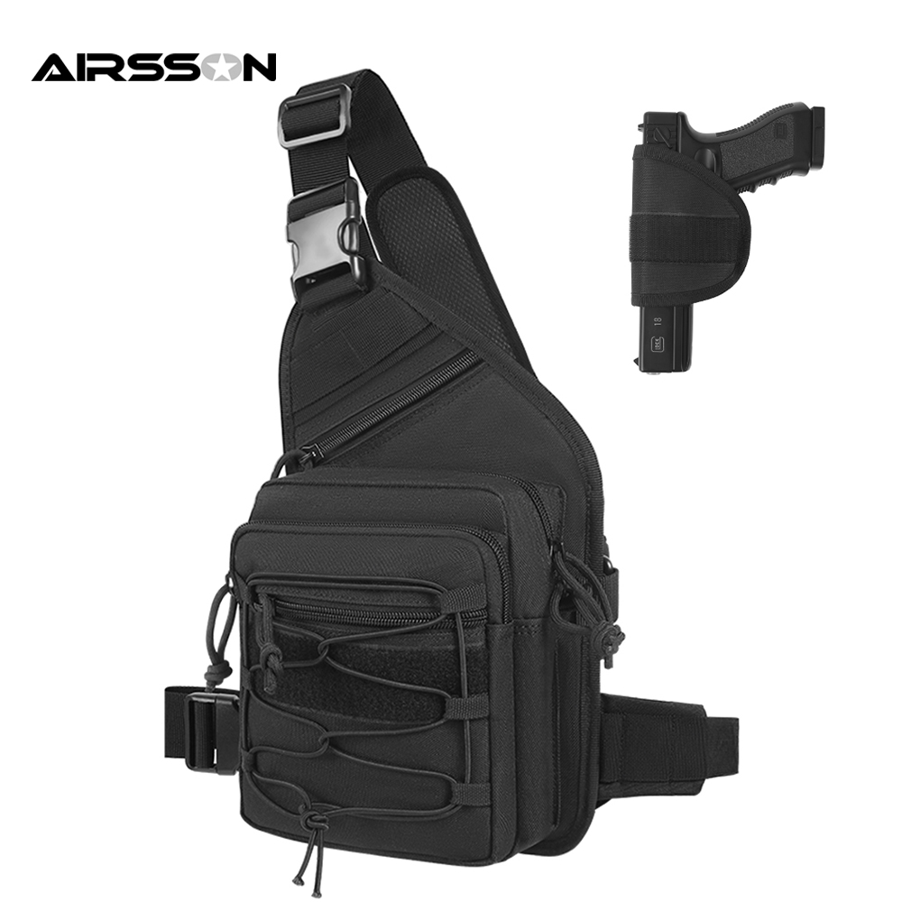 Уличная кобура для пистолета,  – обзор и цена Edc Concealed Carry Sling Bag