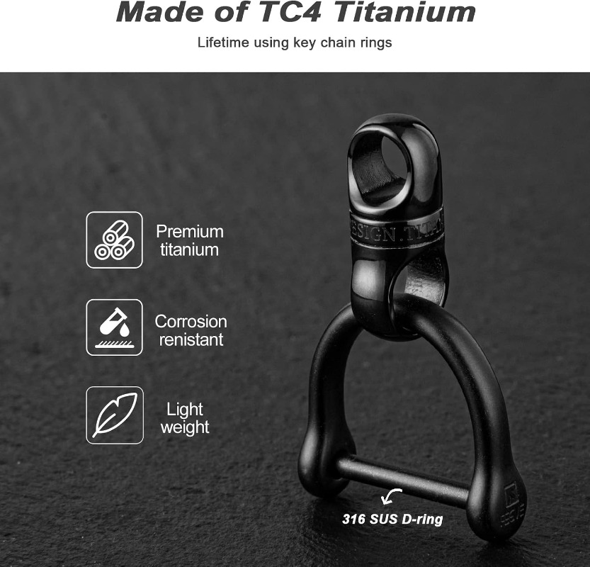 Титановый брелок с круглым кар – обзор и цена Edc Carry Clip